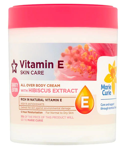 Marie Curie Vitamin E All Over Body Cream With Hibiscus