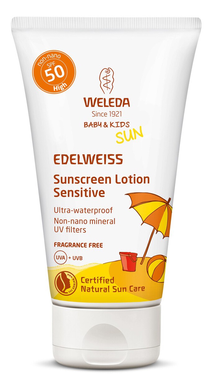 Weleda Edelweiss Sunscreen Lotion SPF50 Sensitive