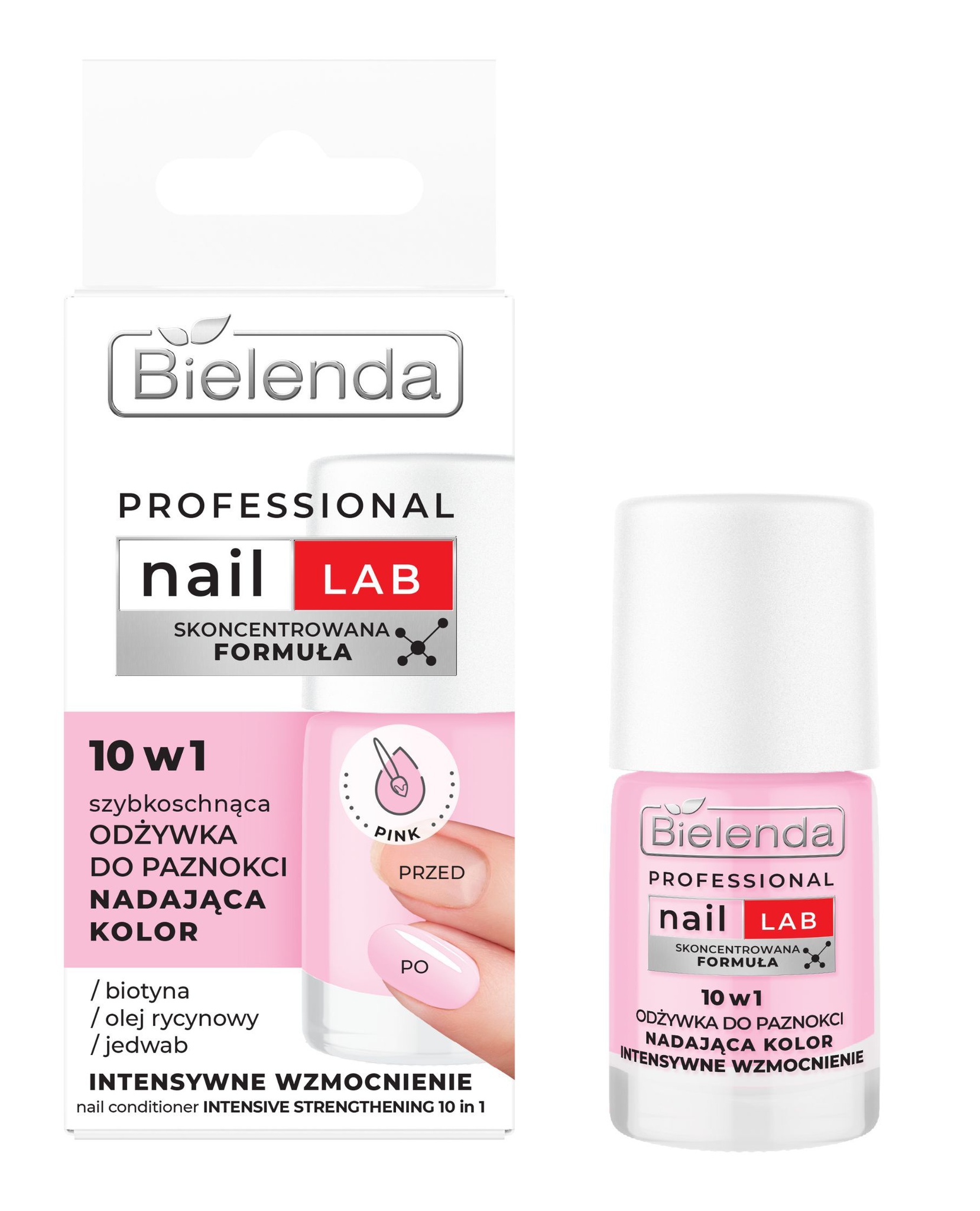 Bielenda Professional Nail Lab Intensive Strengthening Nail Conditioner 10-in-1