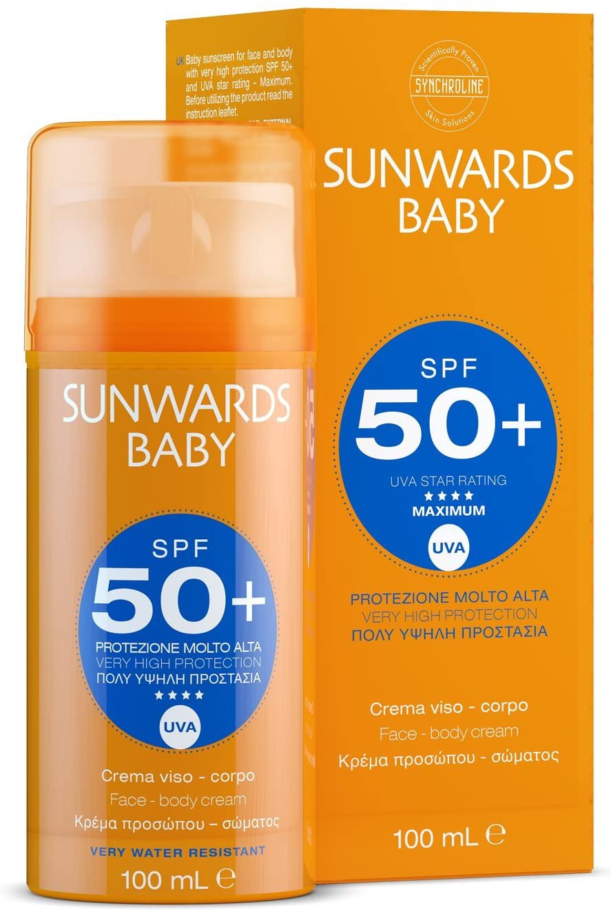 Synchroline Sunwards Baby Spf50+ Face And Body Sun Cream
