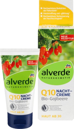 Alverde Nachtcreme Bio Gojibeere Q10 Ingredients Explained