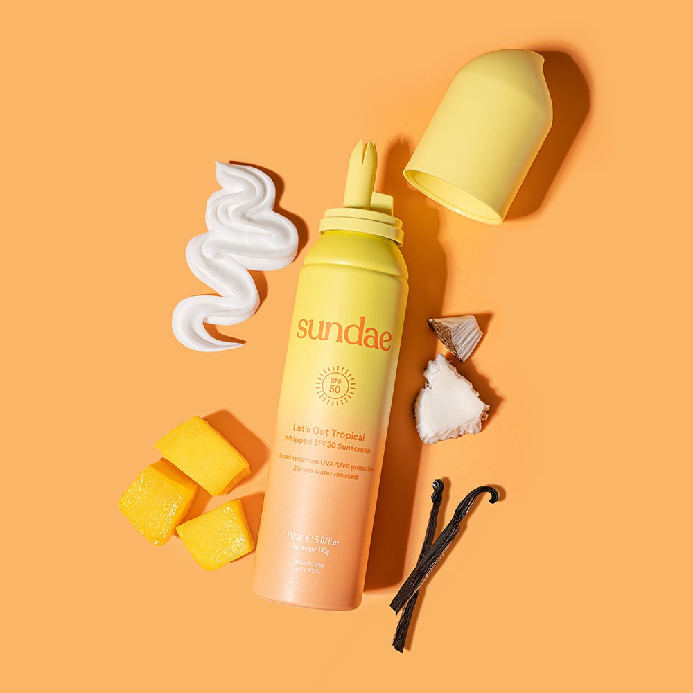 Sundae Let's Get Tropical  Whipped SPF50 Sunscreen