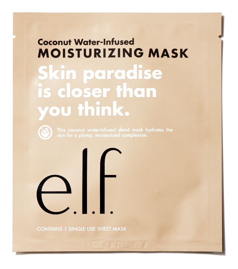 e.l.f. Coconut Water-Infused Moisturizing Sheet Mask