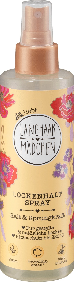 Langhaar Mädchen Lockenhaltspray