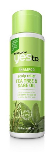 Yes To Naturals tea tree & sage oil scalp relief shampoo