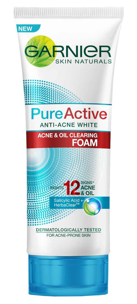 Garnier Pure Active Anti Acne White Foam