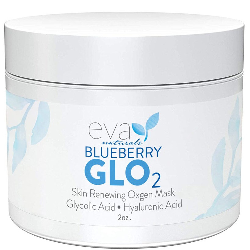 Eva Naturals Blueberry Glo2 Skin Renewing Oxygen Mask