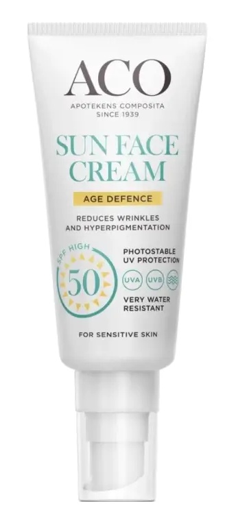 ACO Sun Face Cream Age Defence 50 SPF