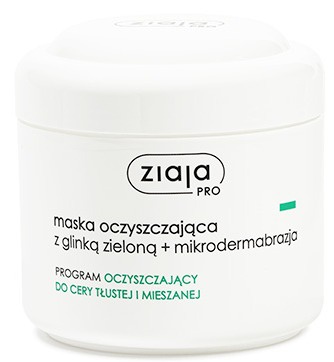 Ziaja Pro Cleansing Mask With Green Clay + Microdermabrasion
