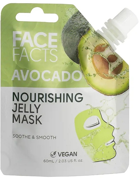 Face facts Avocado Nourishing Jelly Mask