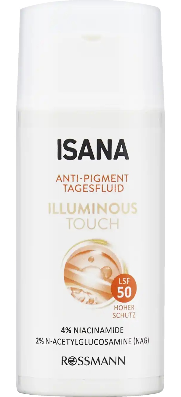 Isana Illuminous Touch Anti-Pigment Tagesfluid LSF 50