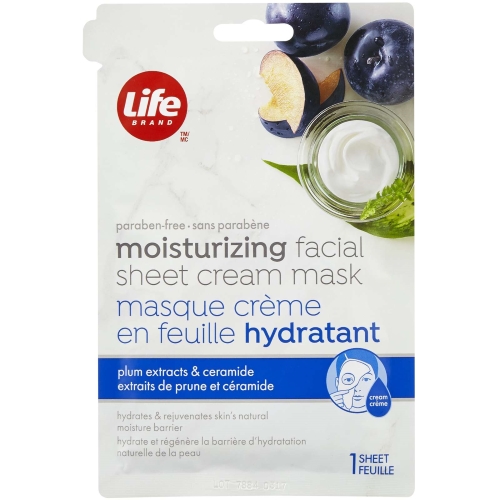 Life Brand Moisturizing Facial Sheet Cream Mask