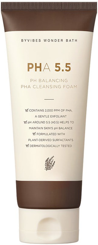 Wonder Bath PHA 5.5 pH Balancing PHA cleansing Foam