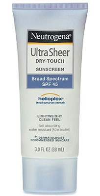 Neutrogena Ultra Sheer® Dry-Touch Sunscreen Broad Spectrum Spf 45