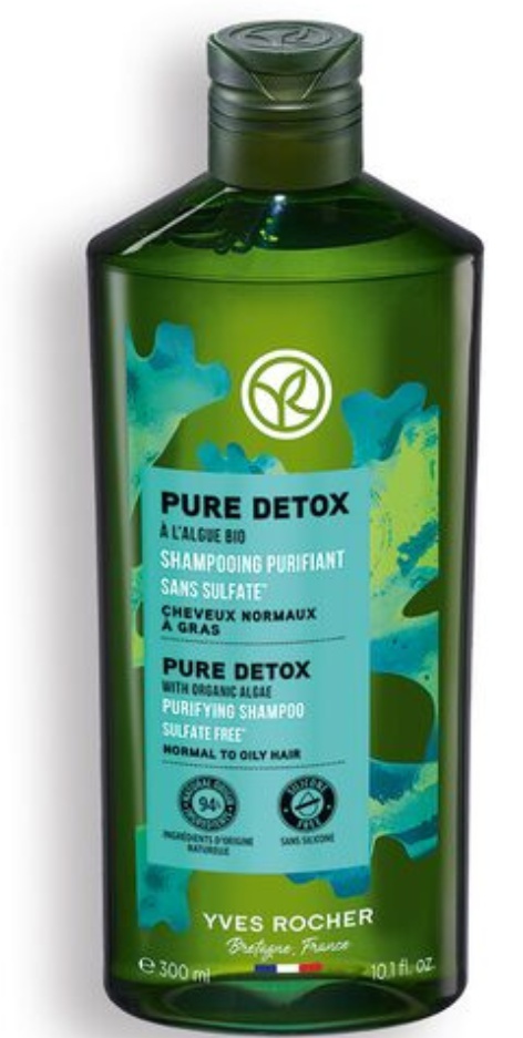 Yves Rocher Pure Detox With Organic Algae Purifying Shampoo