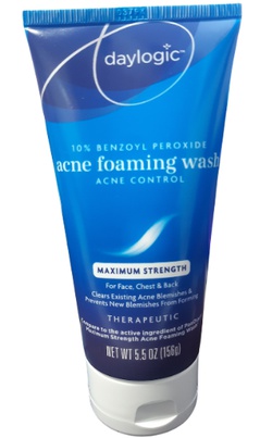 Daylogic 10% Benzoyl Peroxide Acne Foaming Wash