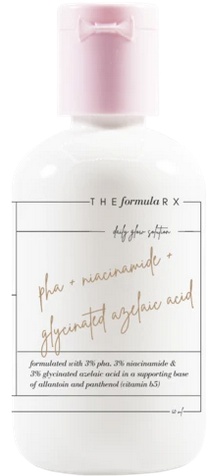 the formula rx PHA 3% + Niacinamide 3% + Glycinated Azelaic Acid 3% - Get Set Glow