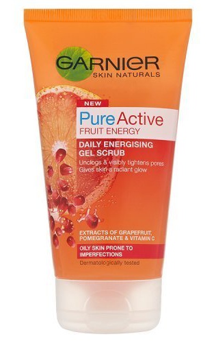 Garnier Pureactive Fruit Energy Daily Energising Gel Scrub