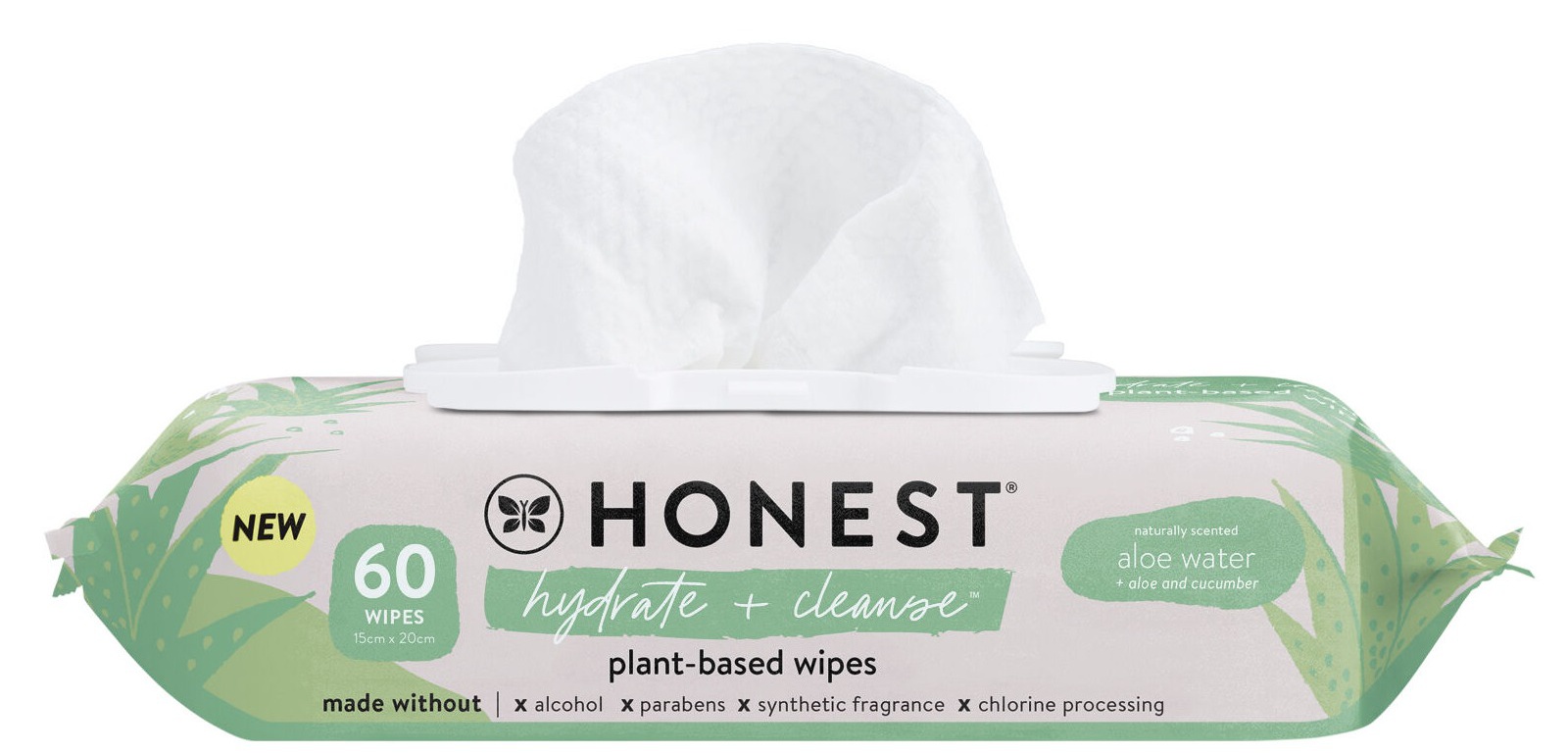 The Honest Company Hydrate + Cleanse Benefit Wipes