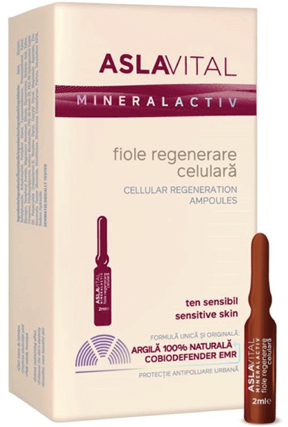 Farmacy Aslavital Mirealactiv Cellular Regeneration Ampoules