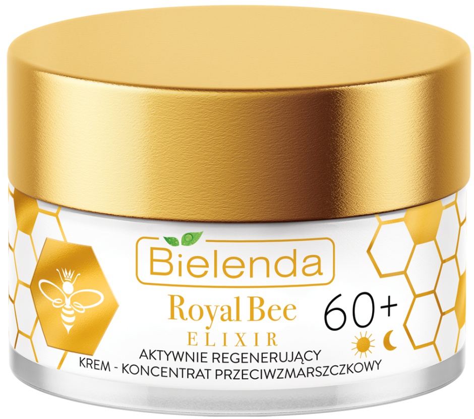 Bielenda Royal Bee Elixir Actively Regenerating Anti-Wrinkle Cream-Concentrate 60+