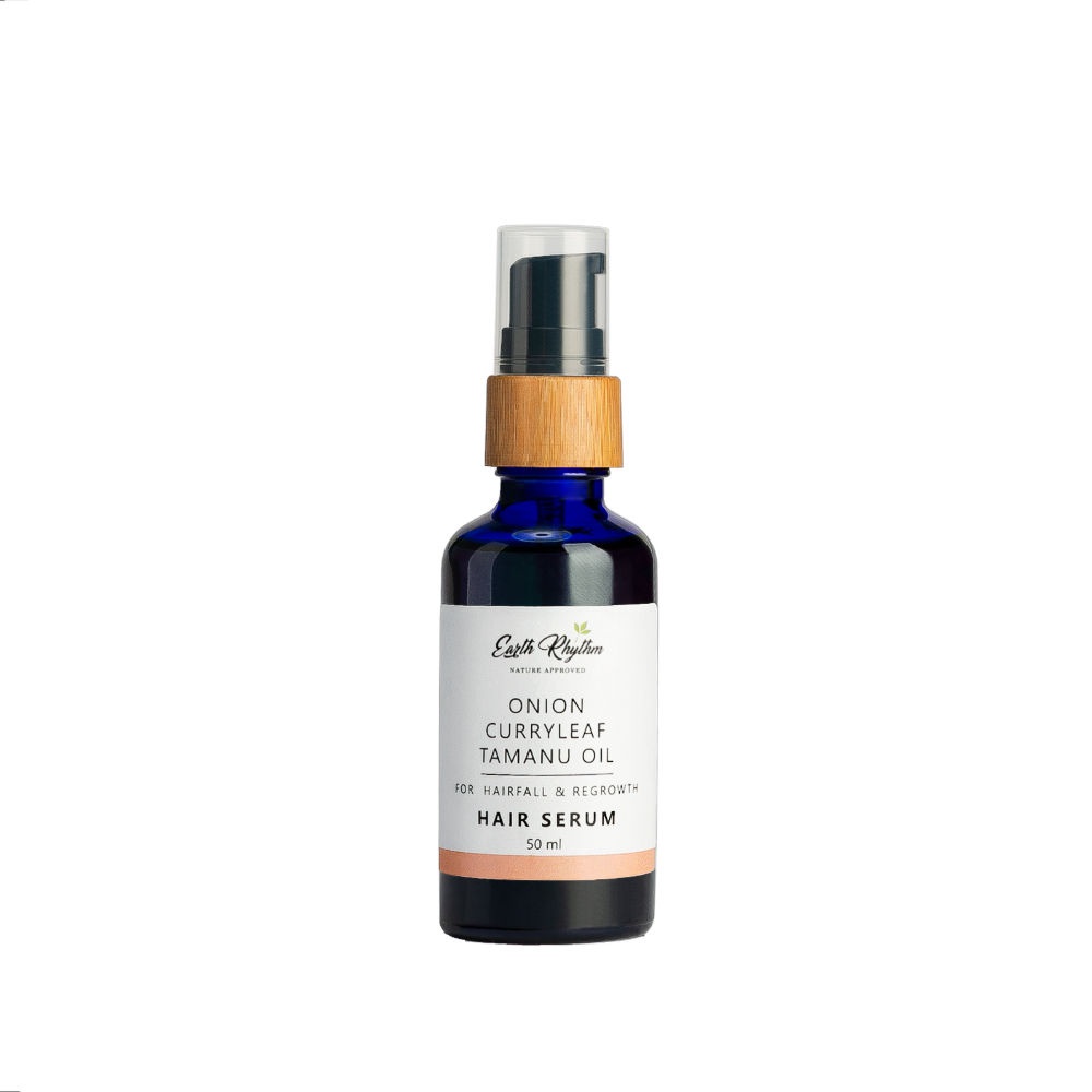 Earth Rhythm Onion, Curry Leaf & Tamanu Oil Hair Serum