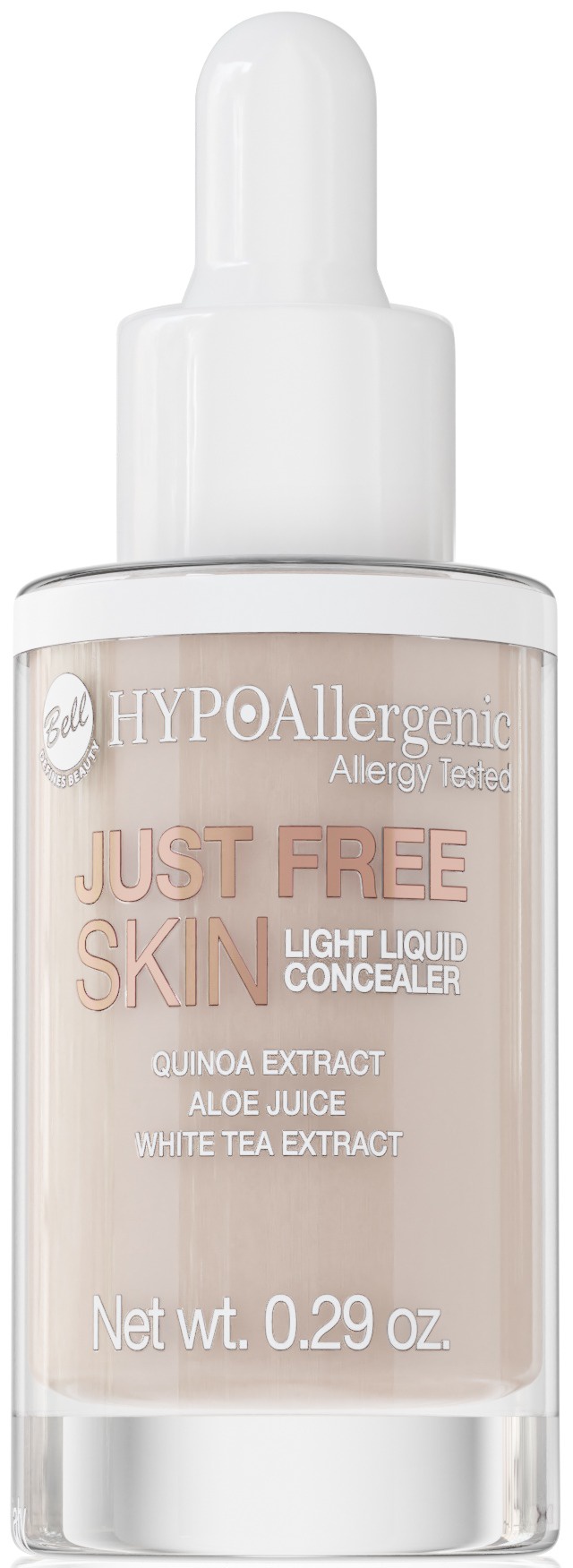 Bell HYPOAllergenic Just Free Skin Light Liquid Concealer