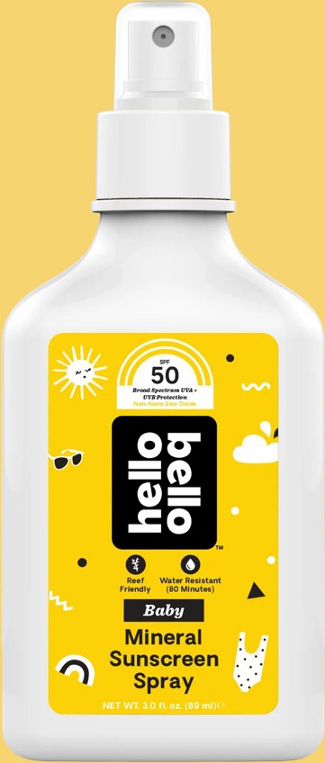Hello Bello SPF 50 Baby Mineral Sunscreen Spray