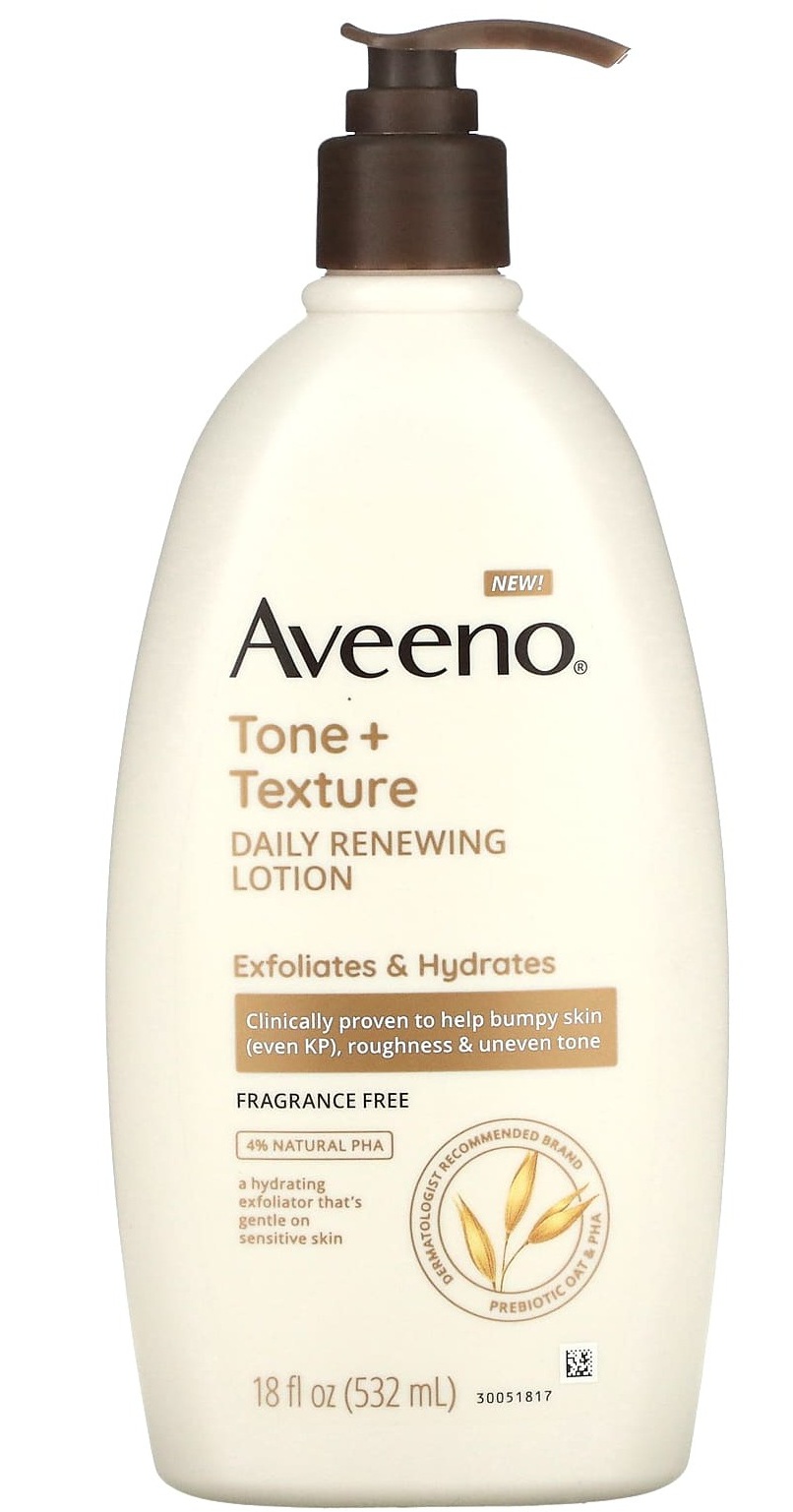 Aveeno Tone + Texture Daily Renewing Lotion