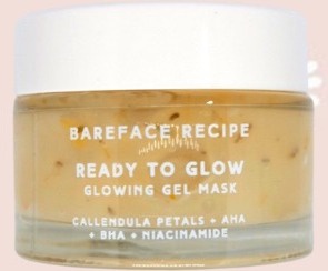 Bareface Recipe Ready To Glow Glowing Gel Mask