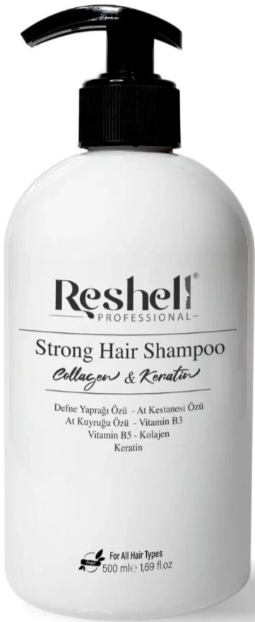 Reshell Professional Strong Hair Shampoo Collagen & Keratin