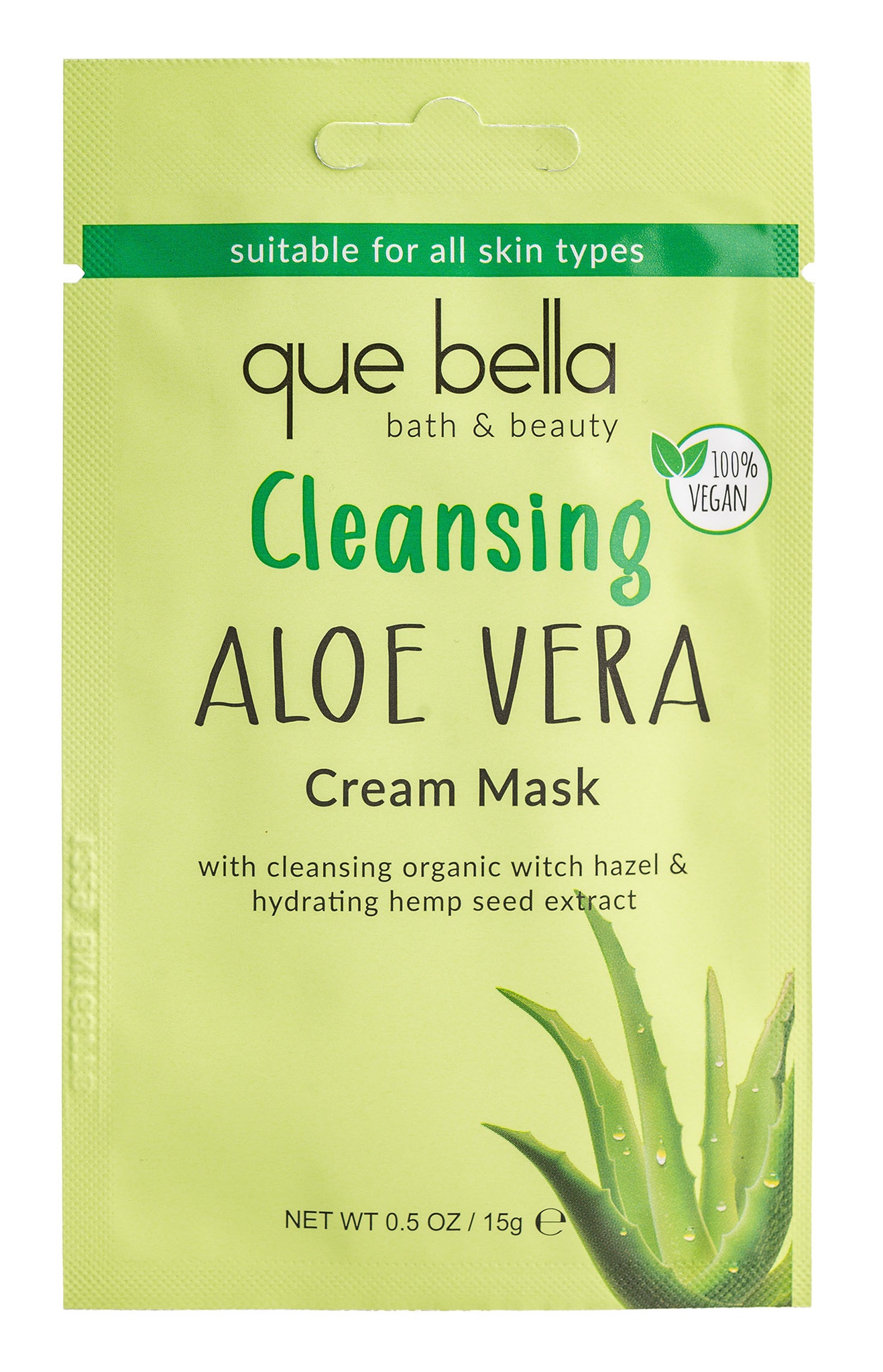 que bella Cleansing Aloe Vera Cream Mask