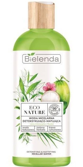 Bielenda Eco Nature Coconut Water + Green Tea + Lemon Grass Micellar Water