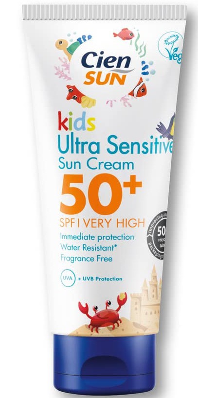 Cien Kids Sensitive Sunscreen Lotion SPF50