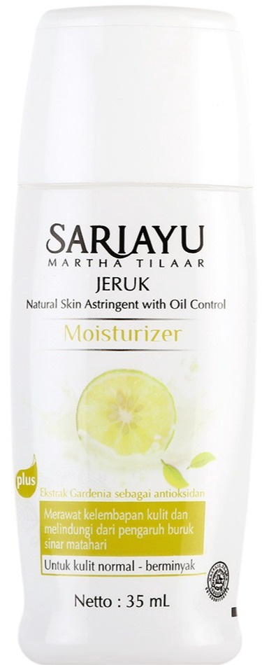 Sariayu Jeruk Moisturizer ingredients (Explained)