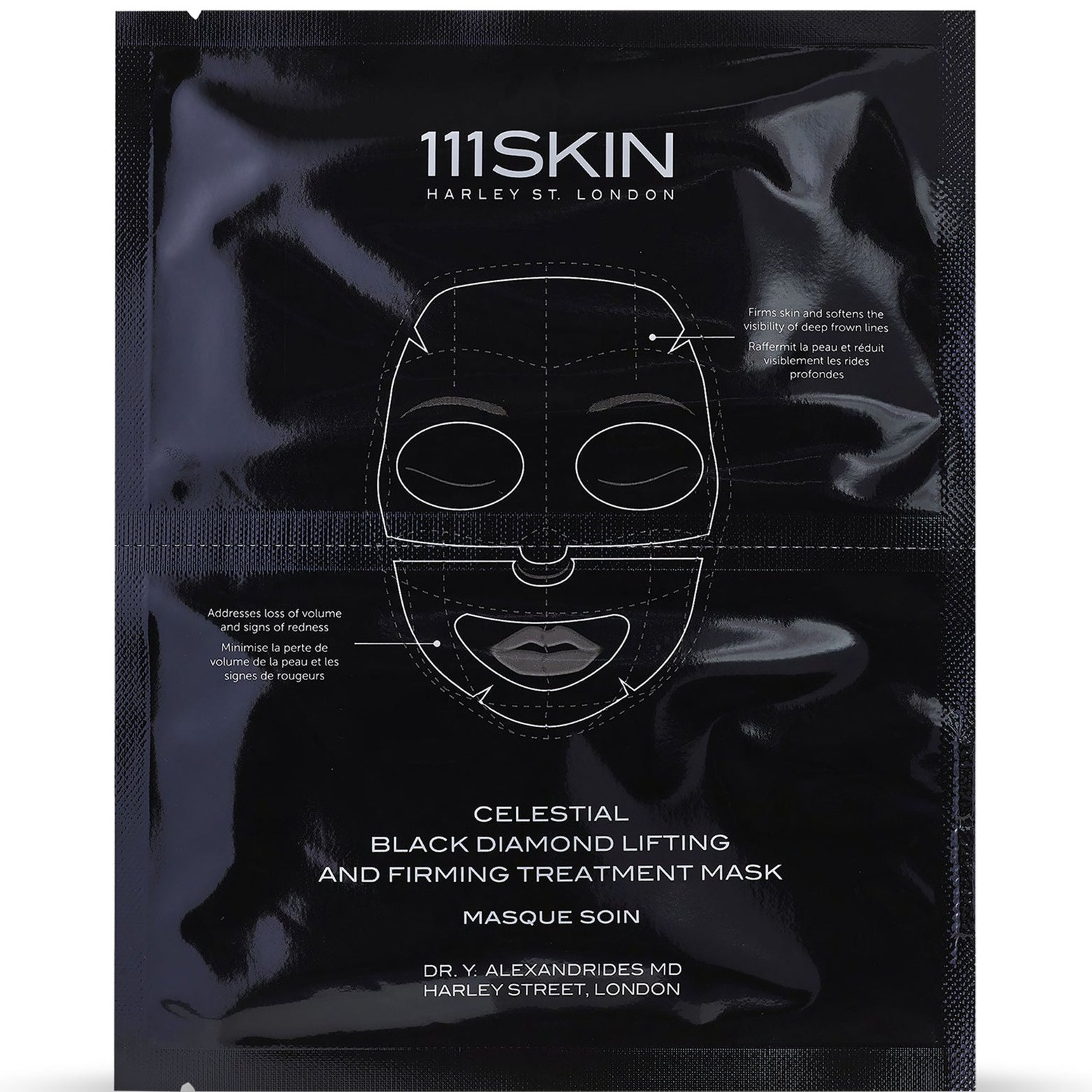 111SKIN Celestial Black Diamond Lifting And Firming Face Mask - Upper Mask