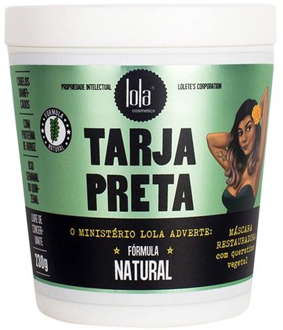Lola Cosmetics Tarja Preta - Máscara De Reconstrução ingredients ...