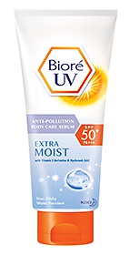 Biore Uv Anti-Pollution Body Care Serum Extra Moist Spf 50+ Pa+++
