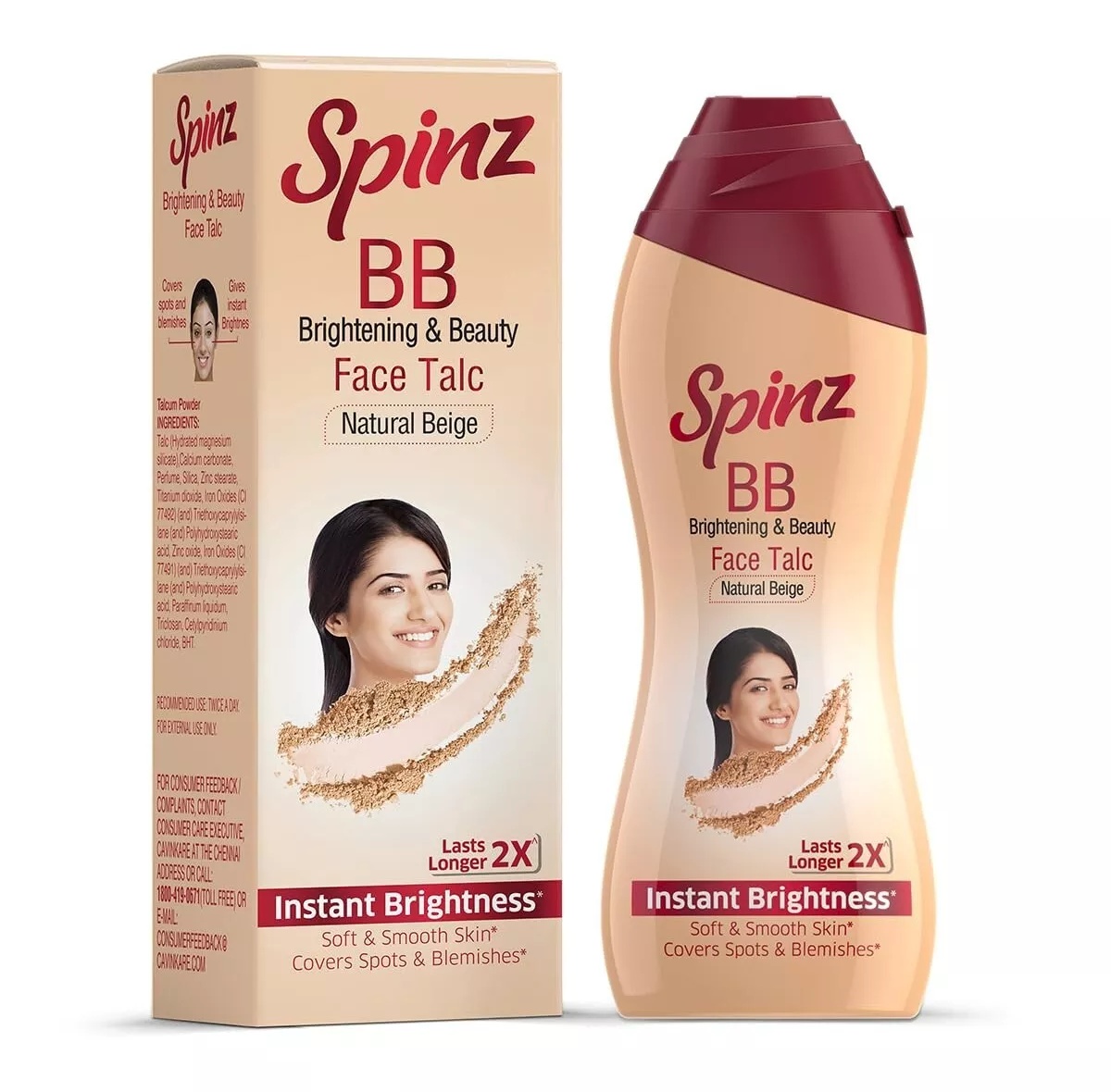 Spinzz bb Face Powder ingredients (Explained)