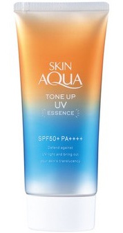 Rohto Mentholatum Sunplay Skin Aqua Tone Up UV Essence Latte Beige