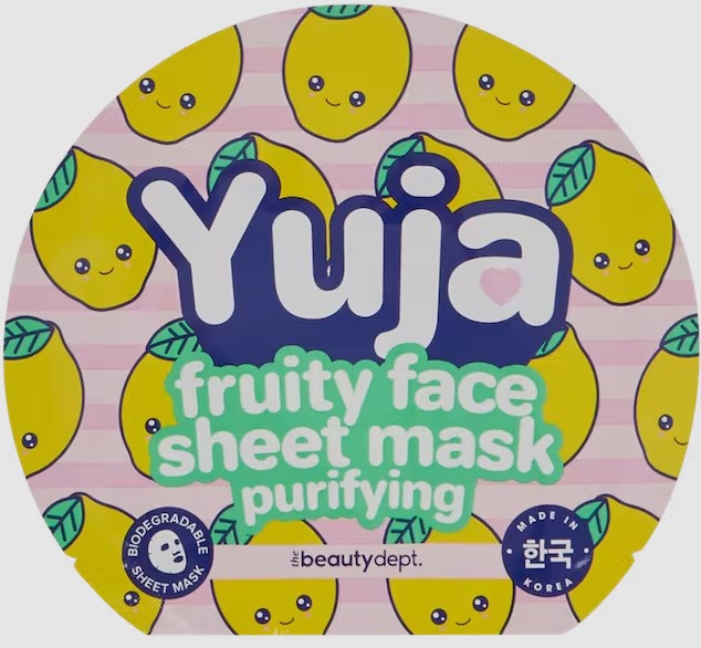 The beauty dept. Yuja Fruity Face Sheet Mask Purifying