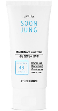 Etude House Soon Jung Mild Defence Sun Cream Spf49 Pa++