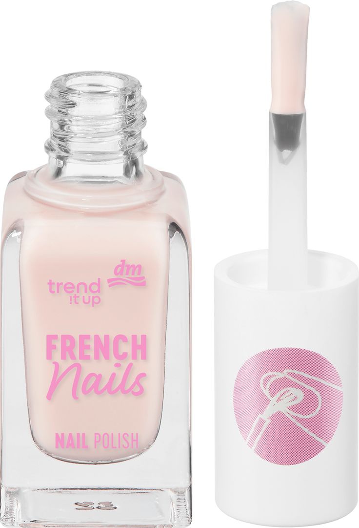 trend IT UP French Nails Nail Polish 010 White Nude