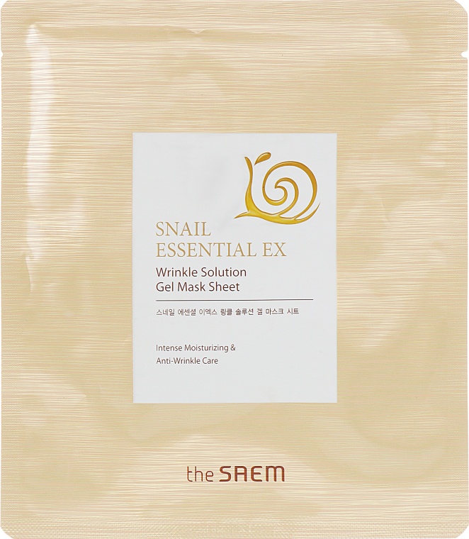 The Saem Snail Essential EX Wrinkle Solution Gel Mask Sheet