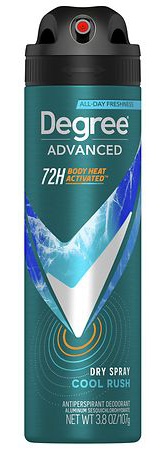Degree Advanced Dry Spray Cool Rush