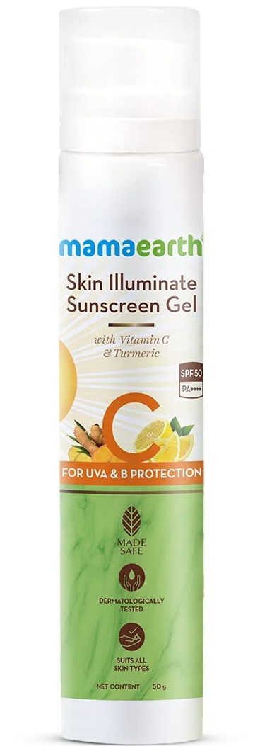 Mamaearth Skin Illuminate Sunscreen Gel SPF 50