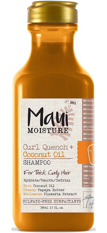 Maui moisture Curl Quench Coconut Oil Shampoo