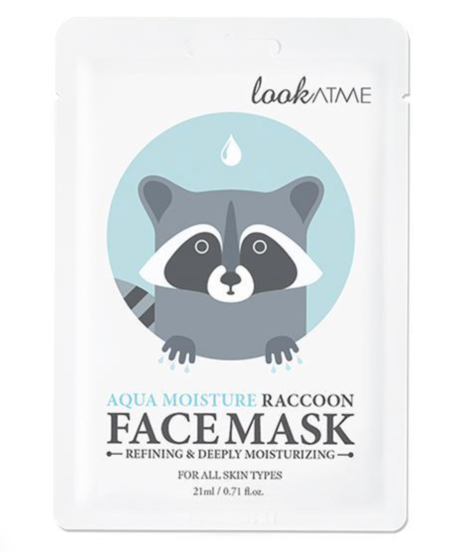 Look at me Aqua Moisture Raccoon Face Mask