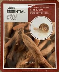 Missha Red Ginseng Snail Sheet Mask