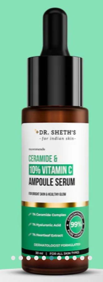 Dr Sheth Ceramide And 10%vitaminc Serum